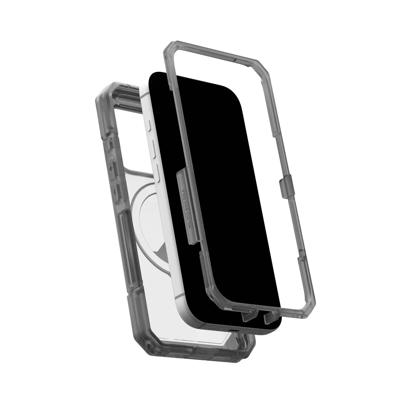 UAG Trooper MagSafe Apple iPhone 17 Pro (6.3') Rugged Case - Clear/Ash (114521114G31),30 ft. Drop... - Image 3