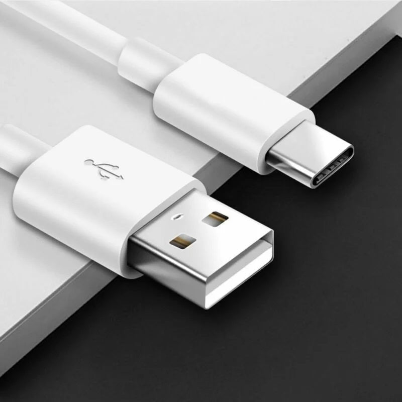 USP USB-C to USB-A Cable (2M) White - 3A, Durable, Fast Charge, High Quality, Heavy Duty, Samsung... - Image 4