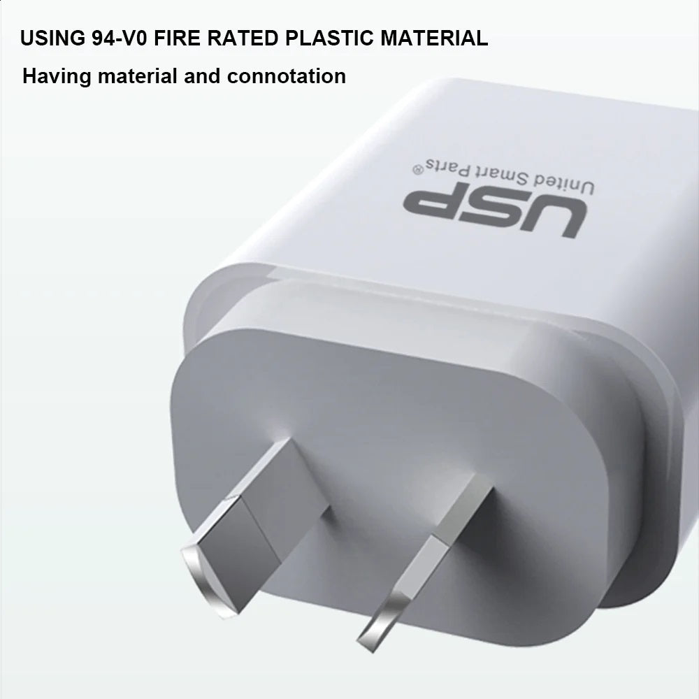 USP 20W USB-C PD Fast Wall Charger White - Fast Charging, Safety Certified, Universally Compatib... - Image 4