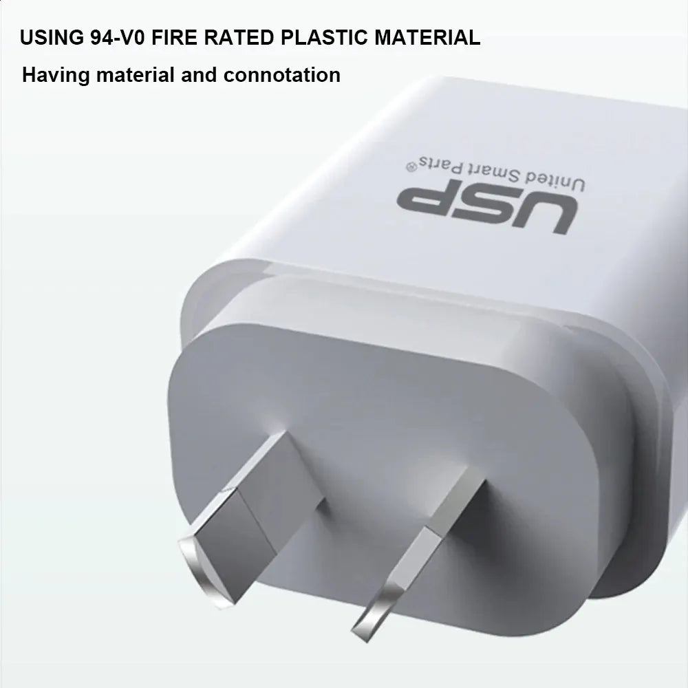 USP 20W USB-C PD Fast Wall Charger - White, Fast Charging, Safety Certified, Universally Compatib... - Image 4