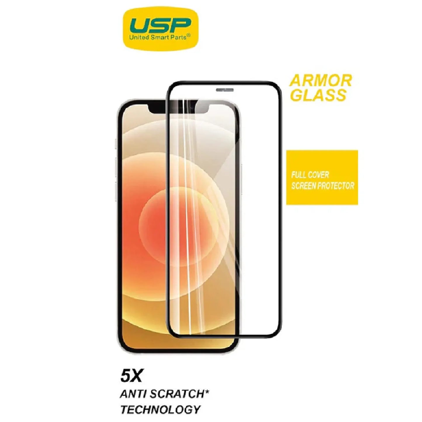 USP Apple iPhone 17 Pro / iPhone 17 / iPhone 16 Pro (6.3') Armor Glass Full Cover Screen Protecto... - Image 2