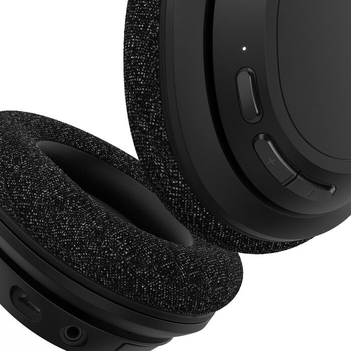 Belkin SoundForm Adapt USB-C Wireless Over-The-Ear Headphones - Black (AUD005btBLK), 65 hours of... - Image 4
