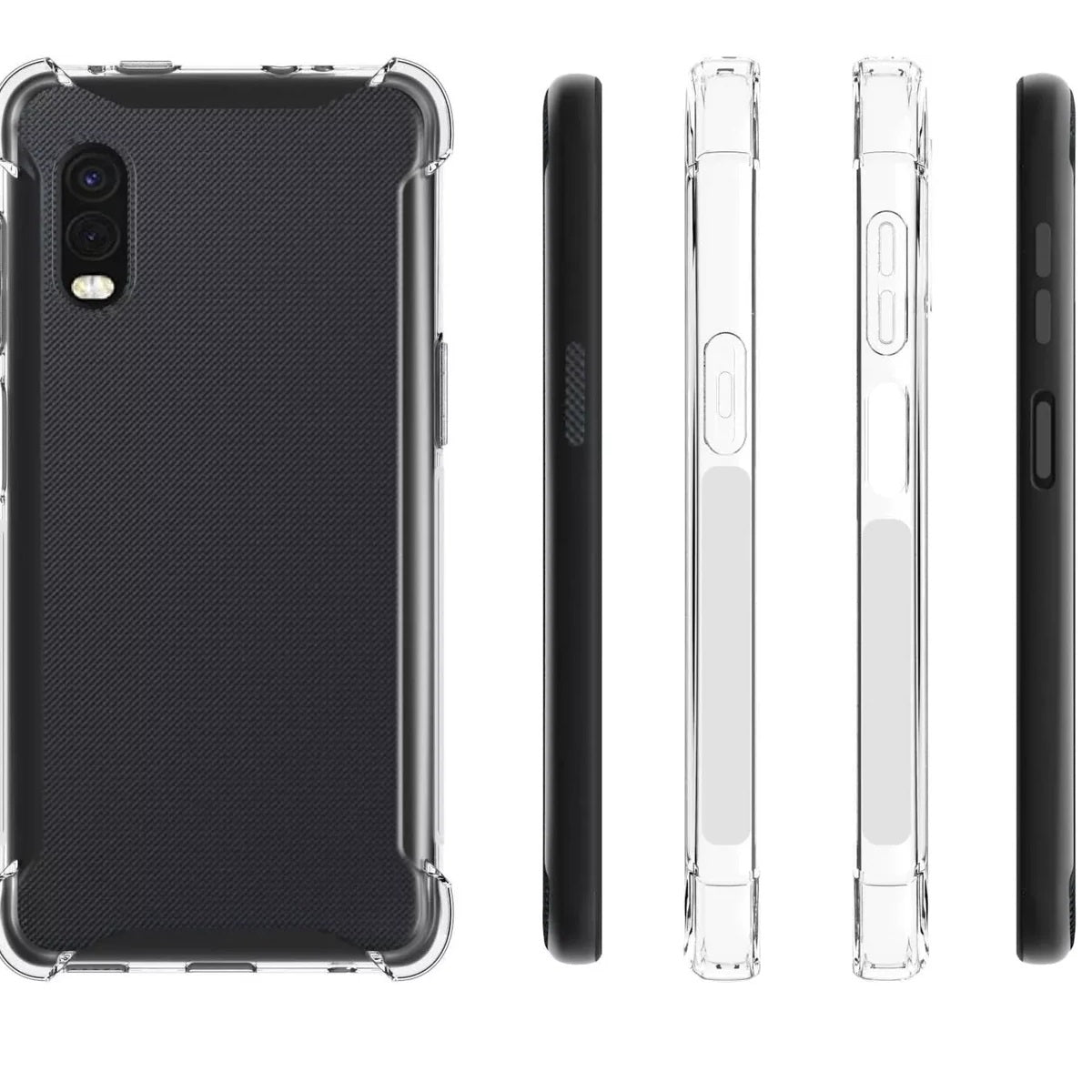 USP Samsung Galaxy XCover Pro Jelly Clear Case - Flexible Lightweight, TPU Frame, High Quality,... - Image 2
