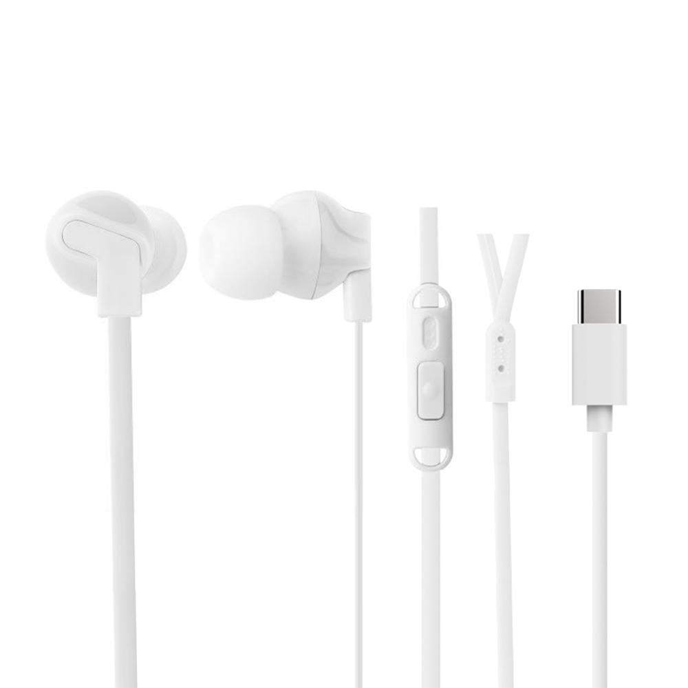 Cygnett Essentials USB-C Earphones - White (CY2868HEUSB),Built-in Microphone for Phone Calls, Con... - Image 3