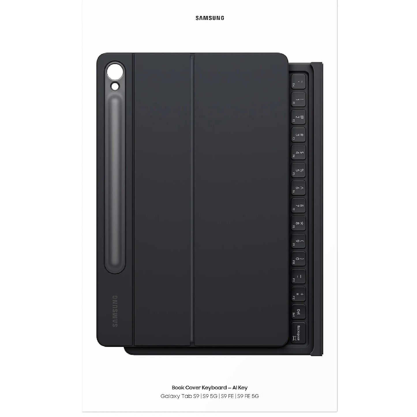 Samsung Galaxy Tab S10 Lite / S10 FE / Tab S9 / S9 FE Book Cover Keyboard - Black(EF-DX725UBEGWW)... - Image 4