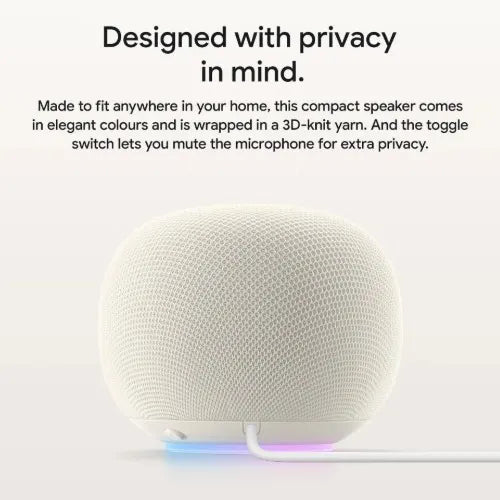 Google Home Speaker - Porcelain(GA09978-AU),1GB/4GB, 360° Sound, Built-in Google Assistant, Smart... - Image 4