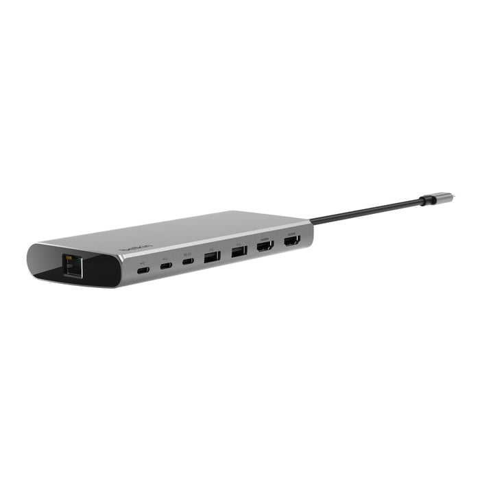Belkin Connect Universal USB-C 8-in-1 Dual Display Core Hub - Space Grey (INC015btSGY-CZ), 100W P... - Image 4