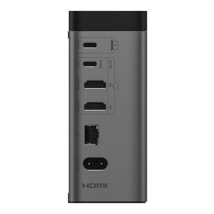 Belkin Connect USB-C 11-in-1 Pro GaN Docking Station - Grey (INC020auSGY), 150W PD, 10Gbps, 2x HD... - Image 3