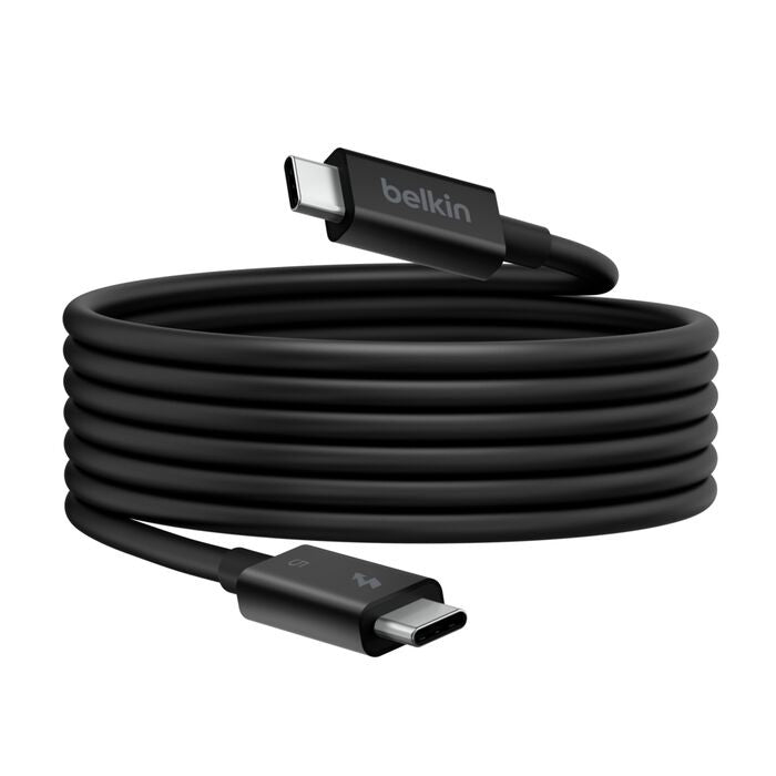 Belkin Connect Thunderbolt 5 USB-C to USB-C Cable (1M) - Black (INZ005fq1MBK), 5A/240W, 80Gbps, 8... - Image 3