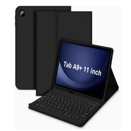 USP Samsung Galaxy Tab A11+ / Tab A9+ (11') Keyboard Case Cover Black - Ultra-Slim, Lightweight,...