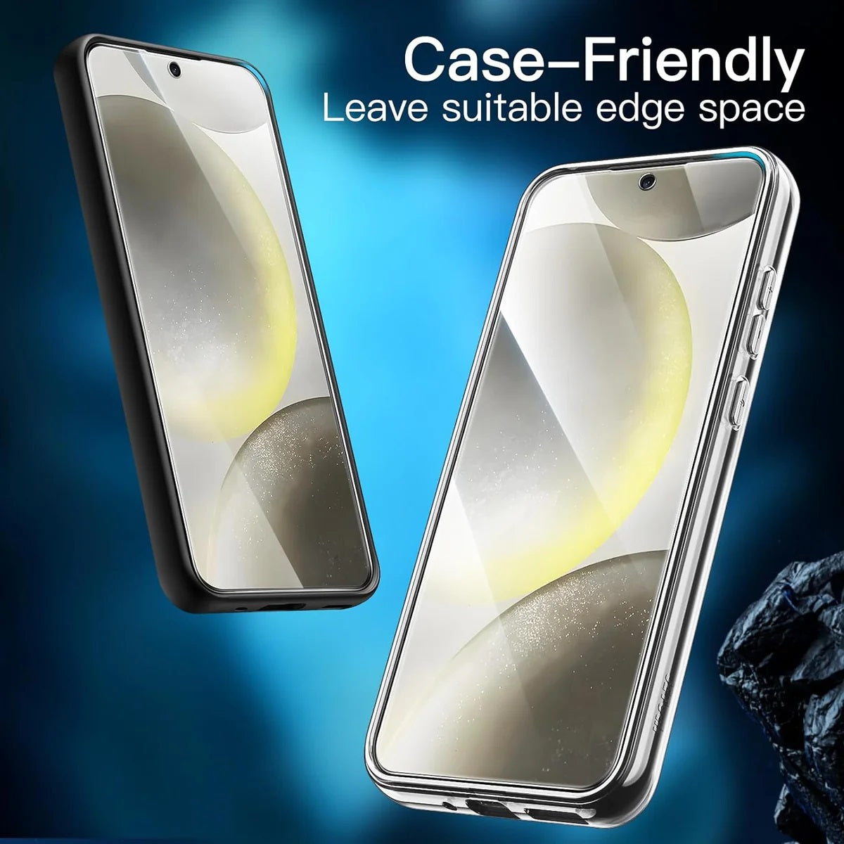 USP Samsung Galaxy S25 FE (6.7') Tempered Glass Screen Protector Clear - Scratch-Resistant,Drop P... - Image 4