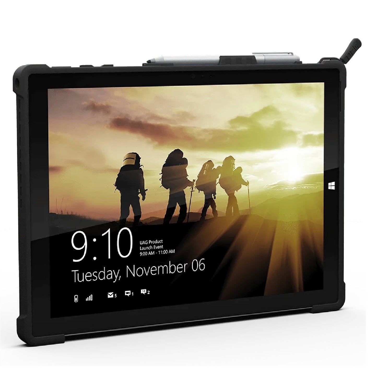UAG Metropolis Microsoft Surface Pro 7+/Pro 7/Pro 6/Pro 5/Pro 4 Rugged Case-Black (UAG-SFPRO4-BLK... - Image 3