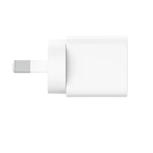 Belkin BoostCharge Compact 25W USB-C (PD 3.1) Cubic Wall Charger - White (WCA012auWH), Best for i... - Image 3