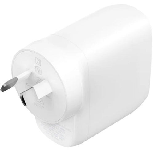 Belkin BoostCharge Pro 60W Dual USB-C PD 3.1 PPS Wall Charger - White (WCB010auWH), 2XUSB-C (30W)... - Image 4
