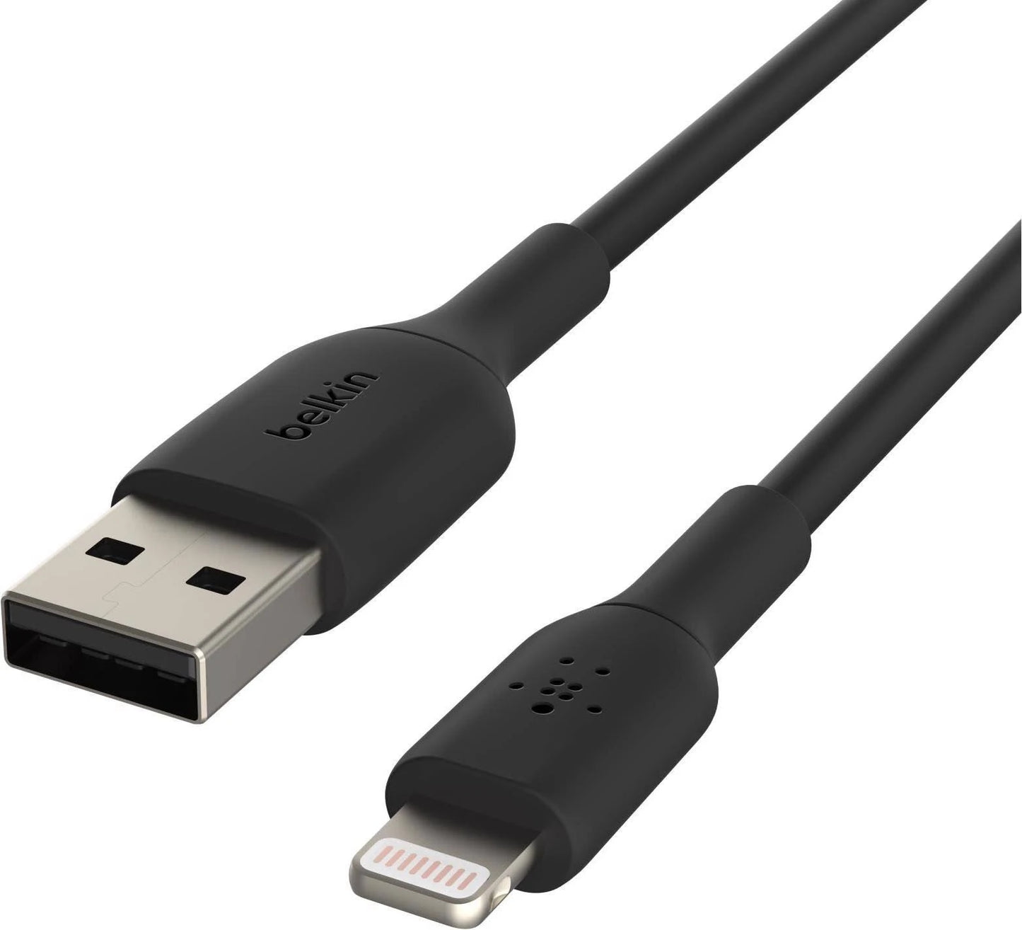 Belkin BoostCharge Lightning to USB-A Cable (1M) - Black (CAA001bt1MBK), 2.4A/12W, 480Mbps, 25K+... - Image 4