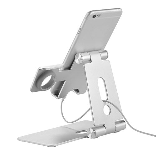 Brateck 2 in 1 Foldable Cell Phone and Smartwatch Stand (≤6.5''),Apple Watch Series 5/4/3/2/1,App... - Image 3