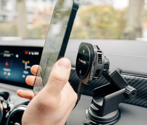Verbatim Charge 'n' Drive Qi2 Magnetic Wireless Car Charger CND-02 - Mobile Phone Accessories