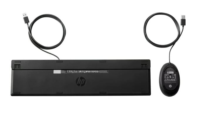 HP 320MK USB Wired Desktop Keyboard Mouse Combo Reduced-sized Low-Profile Quiet Keys Easy Clean... - Image 3