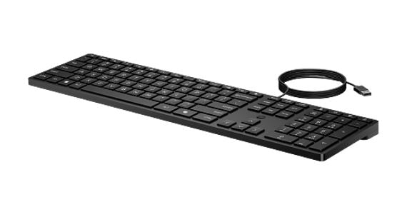HP Wired 320K Full-Sized Keyboard - Compatible with Windows 10, Desktop PC, Laptop, Notebook USB... - Image 2
