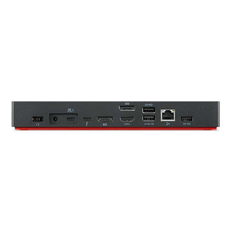 LENOVO ThinkPad Universal Thunderbolt 4 Dock - 1x HDMI 2.1, 2x DisplayPort, 4x USB, 1x USB-C, 1x Gigabit Ethernet, 100W Power Delivery, Power Button