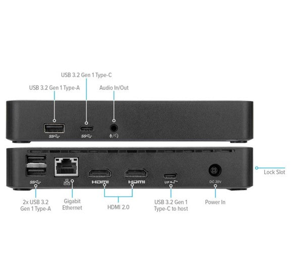Targus Universal USB-C Dual Video 4K Docking Station with 65W Power Delivery Support 1x5K or 2x4K... - Image 4