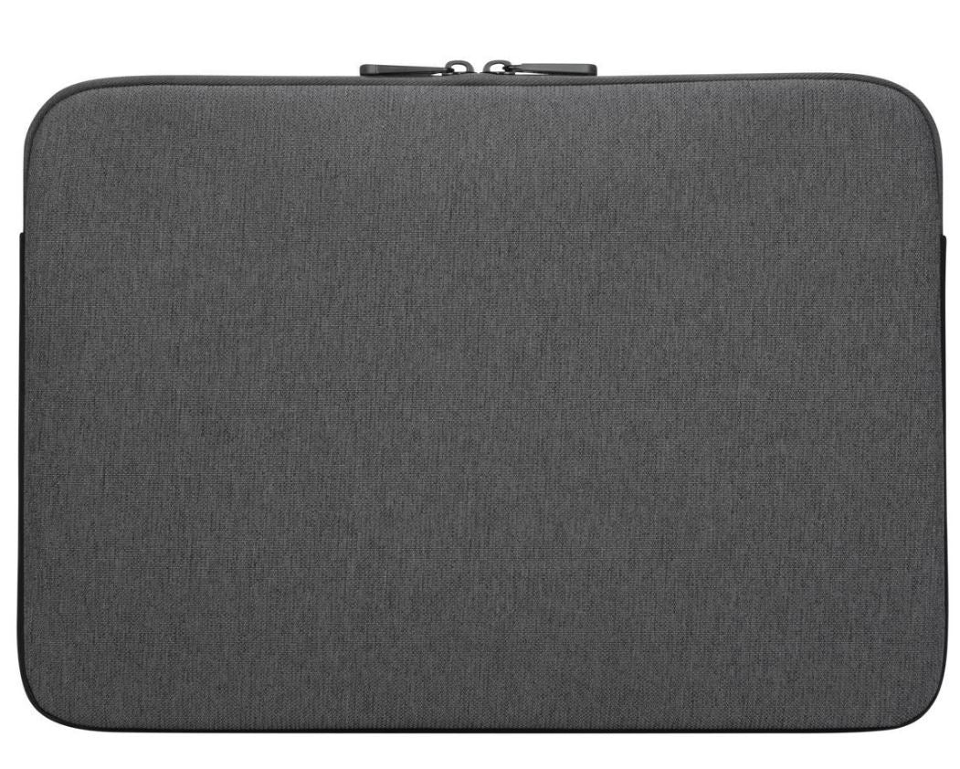 Targus 15.6' -16' Cypress EcoSmart Sleeve for Laptop Notebook Tablet - Up to 15.6', Made with 5 Recycled Plastic Water Bottles - Grey