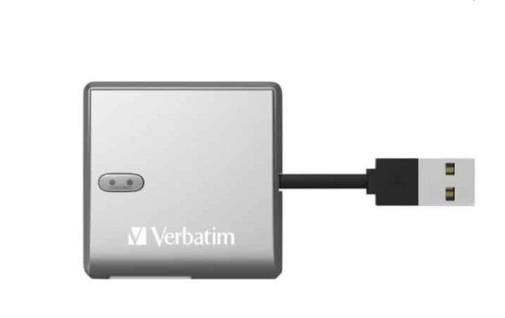 Verbatim USB 2.0 All- in-1 Card Reader Compact - including SD, SDHC, SDXC, microSD, microSDHC, mi...