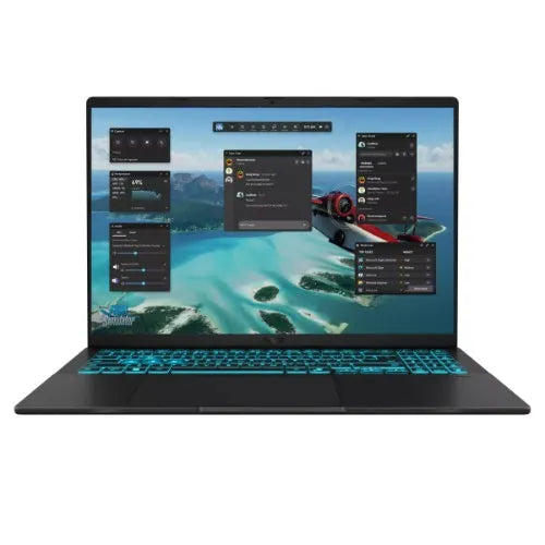 ASUS VivoBook V16 16' WUXGA Notebook Intel Core 7 240H DDR5 16GB 1TB RTX 5050 8GB GDDR7 Black Win...