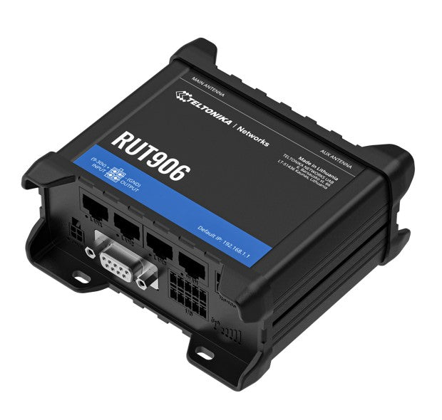 Teltonika RUT906 Industrial Cellular Router, Dual-SIM Cellular 4G LTE, WAN Failover, with 4x Ethe... - Image 2