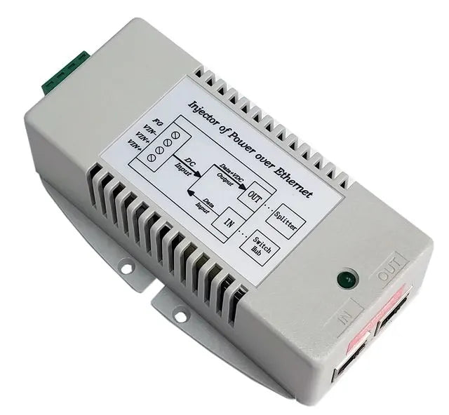 Tycon Power 18-36V In 56V 35W GigE 802.3af/at PoE, Low Cost High Efficiency Solution for those r...