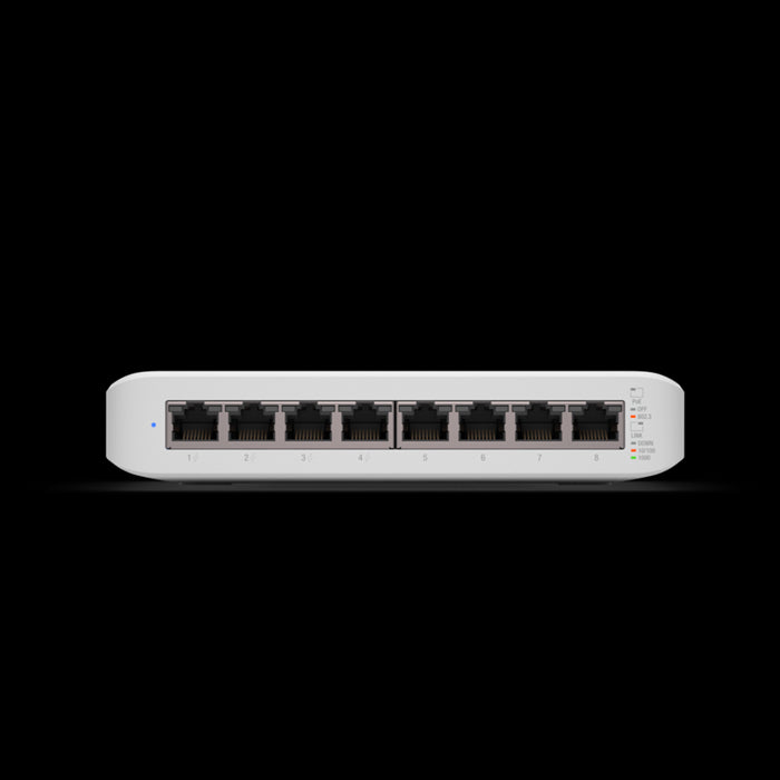Ubiquiti UniFi Switch USW-Lite-8-POE, 4x PoE Output Ports, 52W PoE Supply, Fanless, Wall Mount Ki... - Image 3