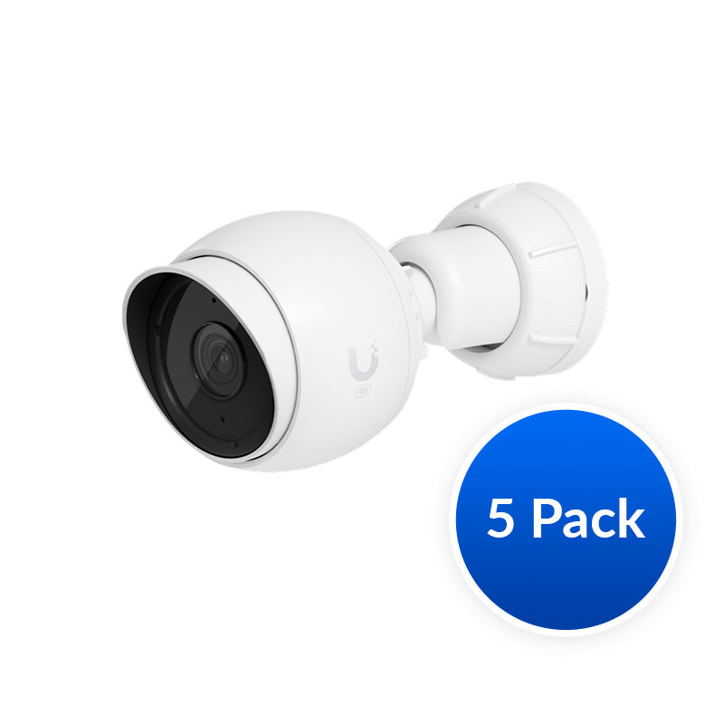 Ubiquiti UniFi Protect Camera G5-Bullet 5-Pack, Next-gen Indoor/Outdoor 2K HD PoE Camera, Polycar...