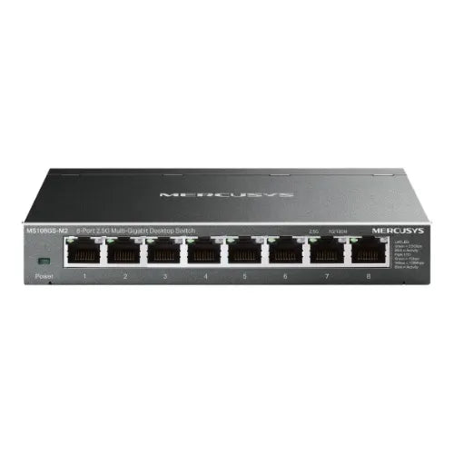 Mercusys MS108GS-M2 8-Port 2.5G Multi-Gigabit Desktop Switch - Network - Consumer