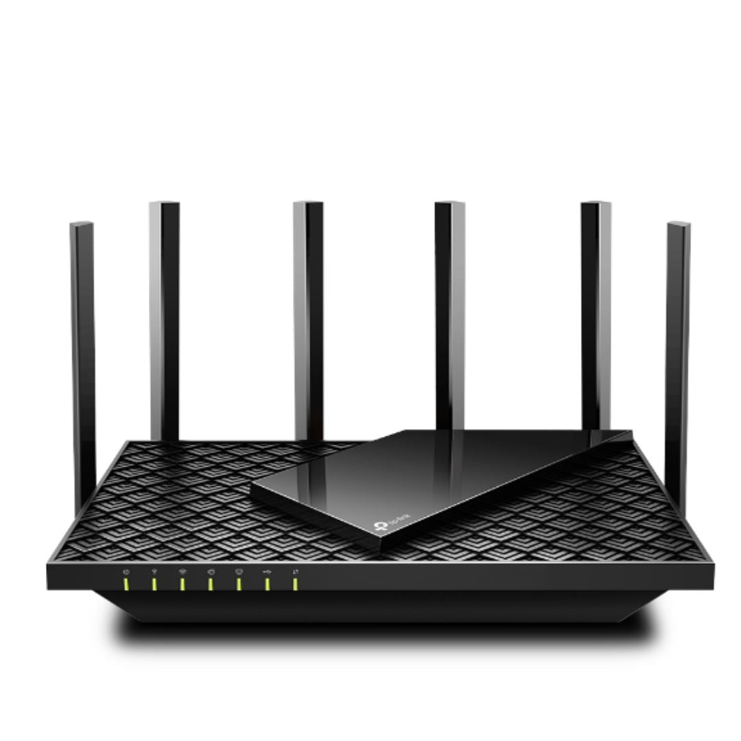 TP-Link Archer AX55 Pro AX3000 Dual-Band Wi-Fi 6 Router, 574 Mbps at 2.4 GHz + 2402 Mbps at 5 GHz , 4× Antennas,1× 2.5 Gbps WAN/LAN Port + 1× Gigabi