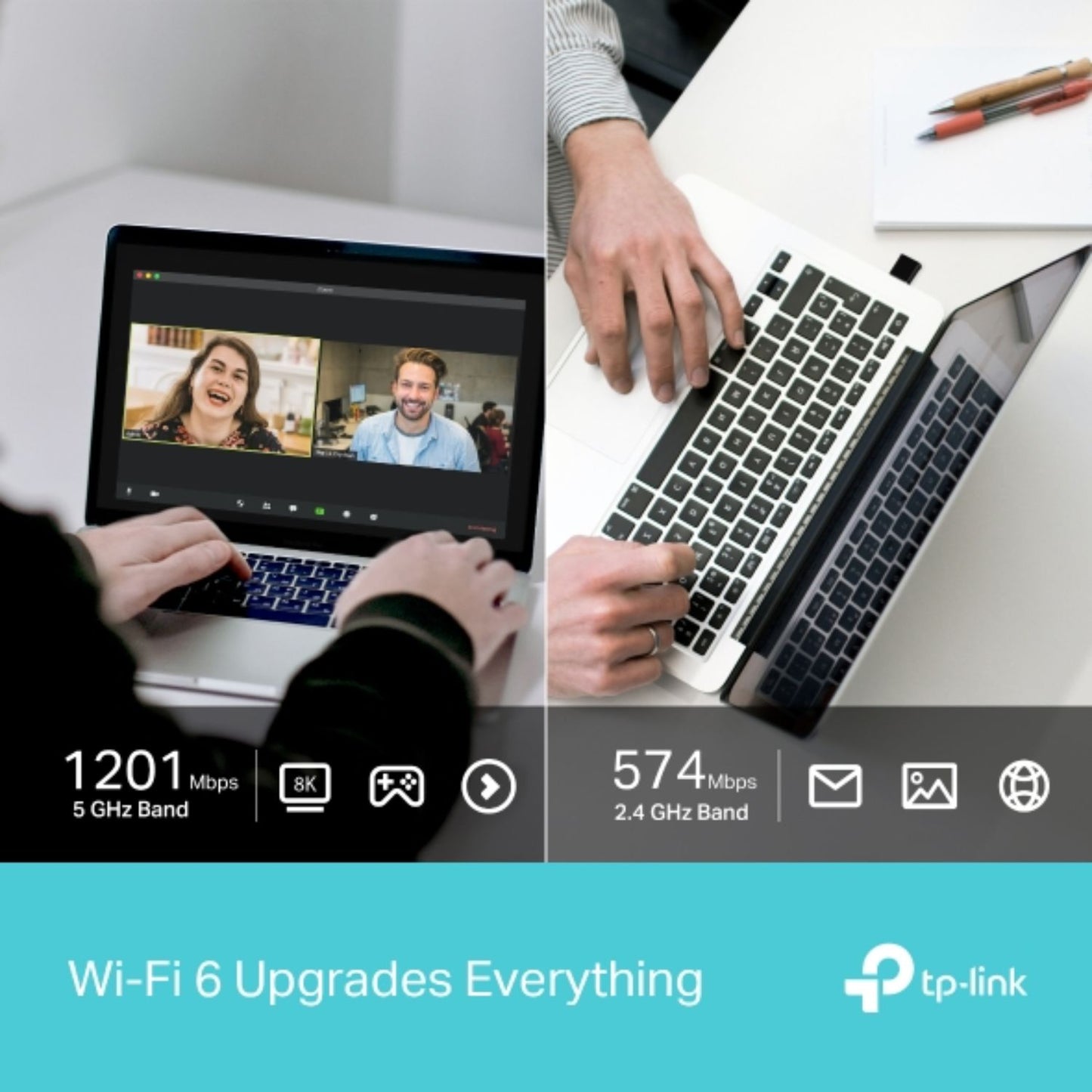 TP-Link Archer TX20U Nano AX1800 Nano Wi-Fi 6 Wireless USB Adapter, 1201 Mbps at 5 GHz + 574 Mbps at 2.4 GHz, Internal Antennas, USB 3.0FEATURE: MU-