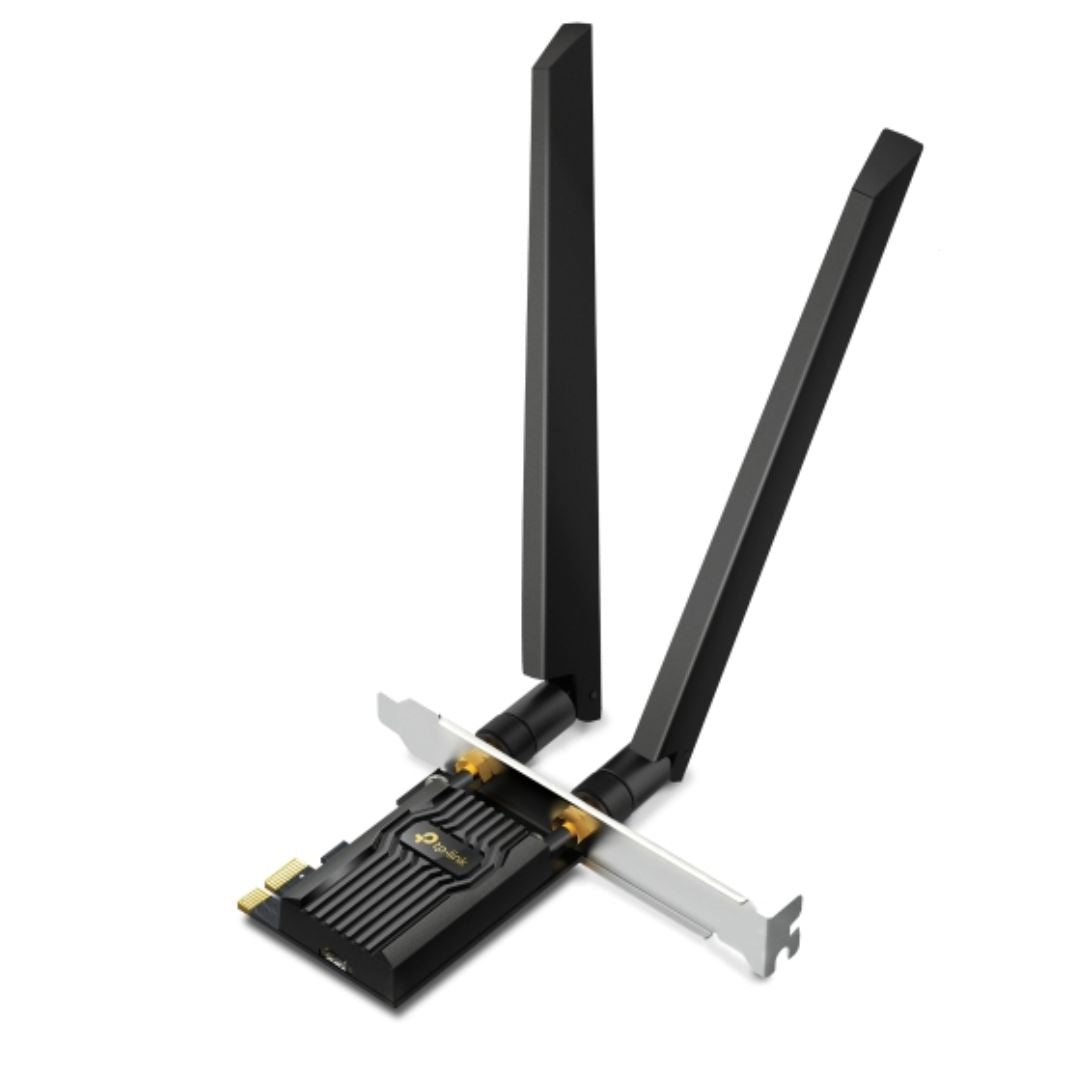 TP-Link Archer TXE72E AXE5400 Wi-Fi 6E Bluetooth 5.3 PCIe Adapter , 2402 Mbps at 6 GHz + 2402 Mbps at 5 GHz + 574 Mbps at 2.4 GHz