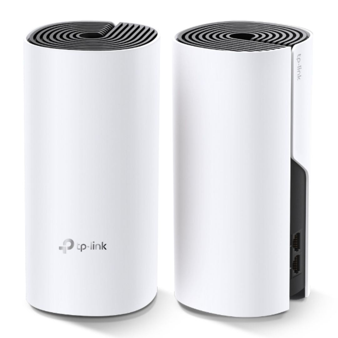 TP-Link Deco M4 (2-pack) AC1200 Whole Home Mesh Wi-Fi System. ~260sqm Coverage, Up to 100 Devices, Parental Control