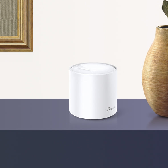 TP-Link Deco X20 (1-pack)AX1800 Whole Home Mesh Wi-Fi 6 System, Up To 200 sqm Coverage, WIFI6, 1201Mbps @ 5Ghz, 574Mbps @ 2.4 GHz OFDMA, MU-MIMO (WIFI