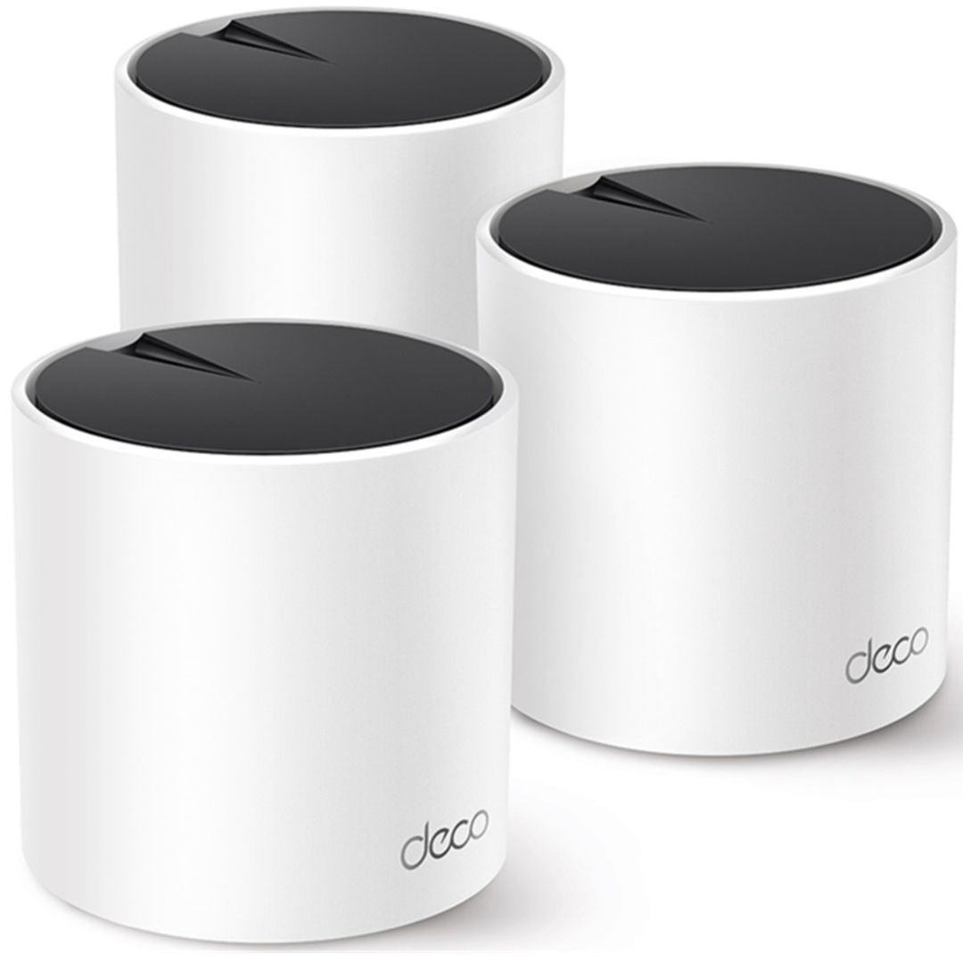 TP-Link Deco X55(3-pack) AX3000 Whole Home Mesh WiFi 6 Router, Dual-Band with Smart Antennas, MU-MIMO, HomeShield Security