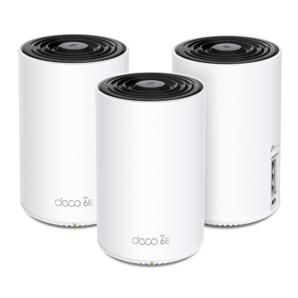 TP-Link Deco XE75 AXE5400 Tri-Band Mesh Wi-Fi 6E System(3-pack) 574 Mbps at 2.4 GHz + 2402 Mbps a... - Image 2