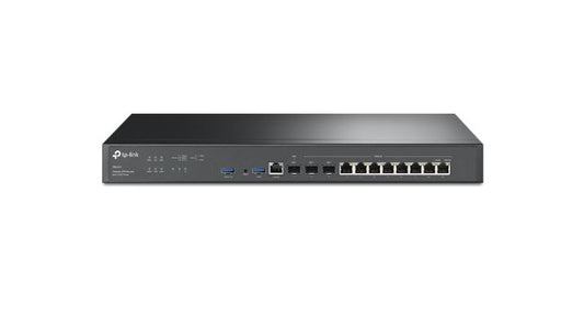 TP-Link ER8411 Omada VPN Router with 10G Ports , 1× 10G SFP+ WAN Port, 1× 10G SFP+ WAN/LAN Port,1...