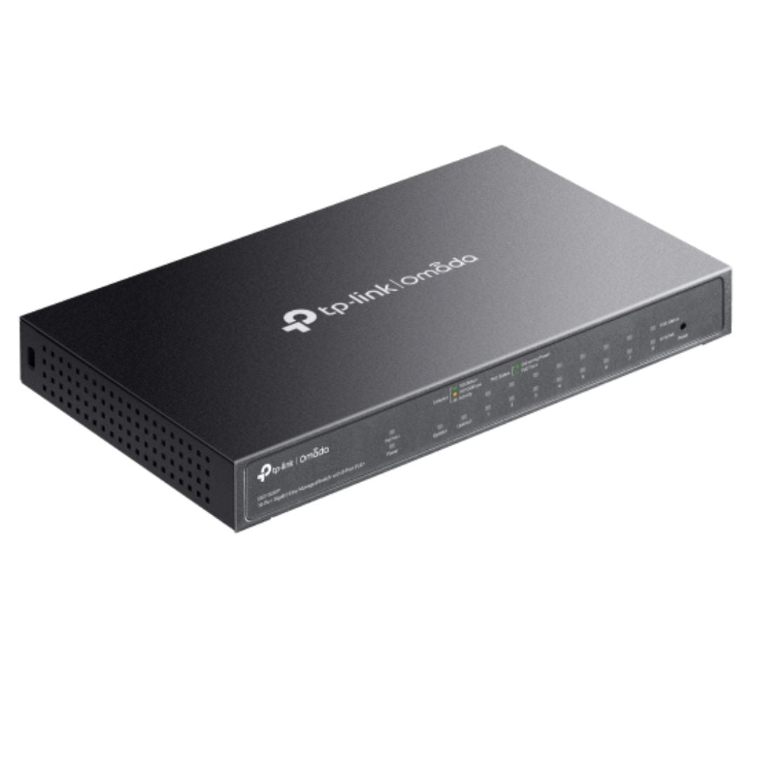TP-Link ES210GMP Omada 10-Port Gigabit Easy Managed Switch with 8-Port PoE+, Flow Control, Loopb... - Image 4