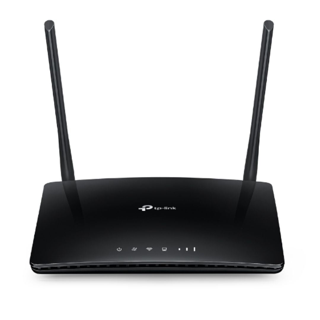 TP-Link TL-MR6400 N300 Wireless N 3G/4G-LTE Router 2.4GHz (300Mbps) 802.11bgn 3x100Mbps LAN 1x 100Mbps 4G SIM Slot, Band5Band28