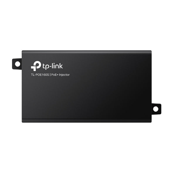 TP-Link TL-POE160S Omada PoE+ Injector, 2 Gigabit Ports, 802.3af/at, Integrated Power Supply, Wall Mountable, Plug Play