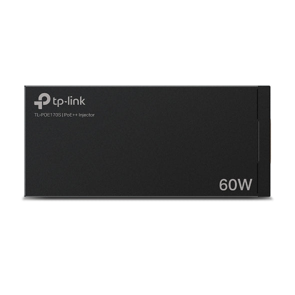 TP-Link TL-POE170S Omada PoE++ Injector, 2 Gigabit Ports, 802.3af/at/bt, Integrated Power Supply, Wall Mountable, Plug Play