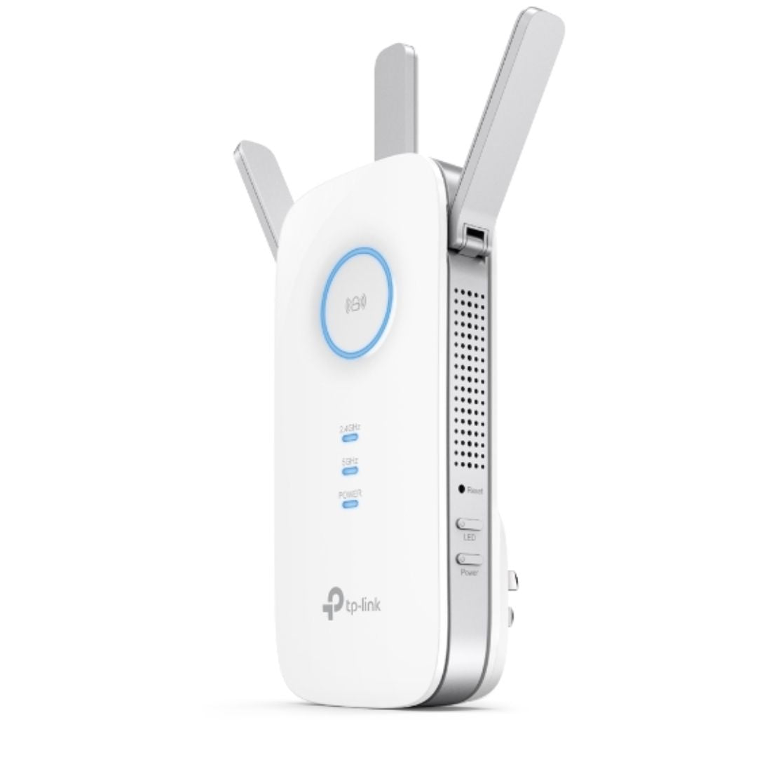 TP-Link RE450 AC1750 1750Mbps Wi-Fi Range Extender 450Mbps@2.4GHz 1300Mbps@5GHz 1Gbps LAN Port 3xAntennas ~RE580D RE590T