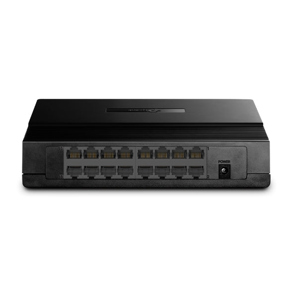 TP-Link TL-SF1016D 16-Port 10/100Mbps Desktop Switch or wall-mounting design Plug and play 3.2Gbps Switching Capacity Auto-MDI/MDIX Supports MAC
