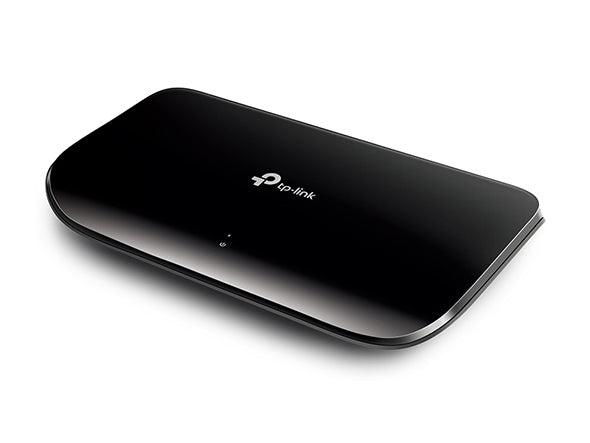 TP-Link TL-SG1008D 8-Port Gigabit Unmanaged Switch Desktop Wall-Mounting Plastic Case Fanless Supports MAC address 802.1p/DSCP QoS