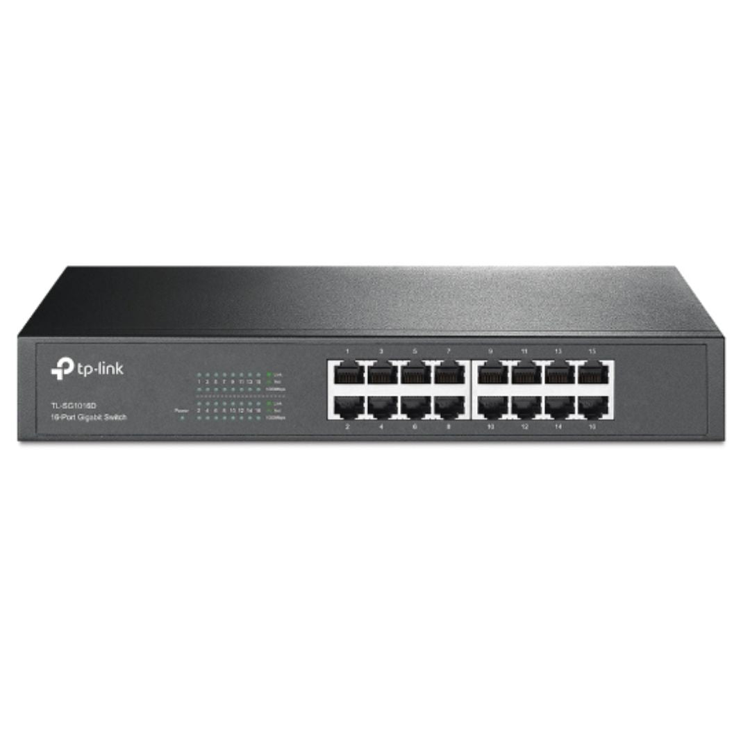 TP-Link TL-SG1016D 16-Port Gigabit Desktop/Rackmount Unmanaged Switch Energy-efficient Supports M... - Image 4