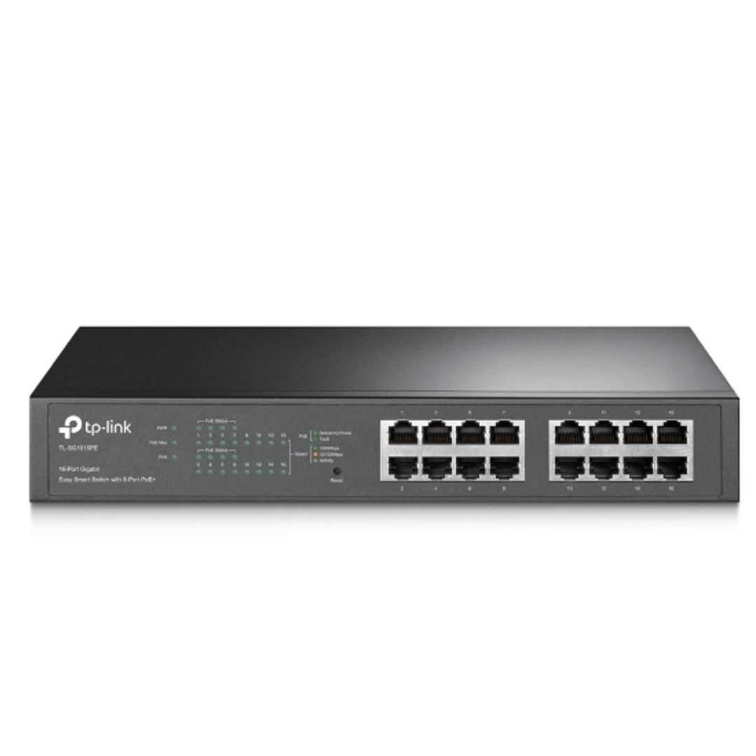 TP-Link TL-SG1016PE 16-Port Gigabit Easy Smart Switch 8-Port PoE+ Rack Mountable/Desktop, 32Gbps... - Image 4